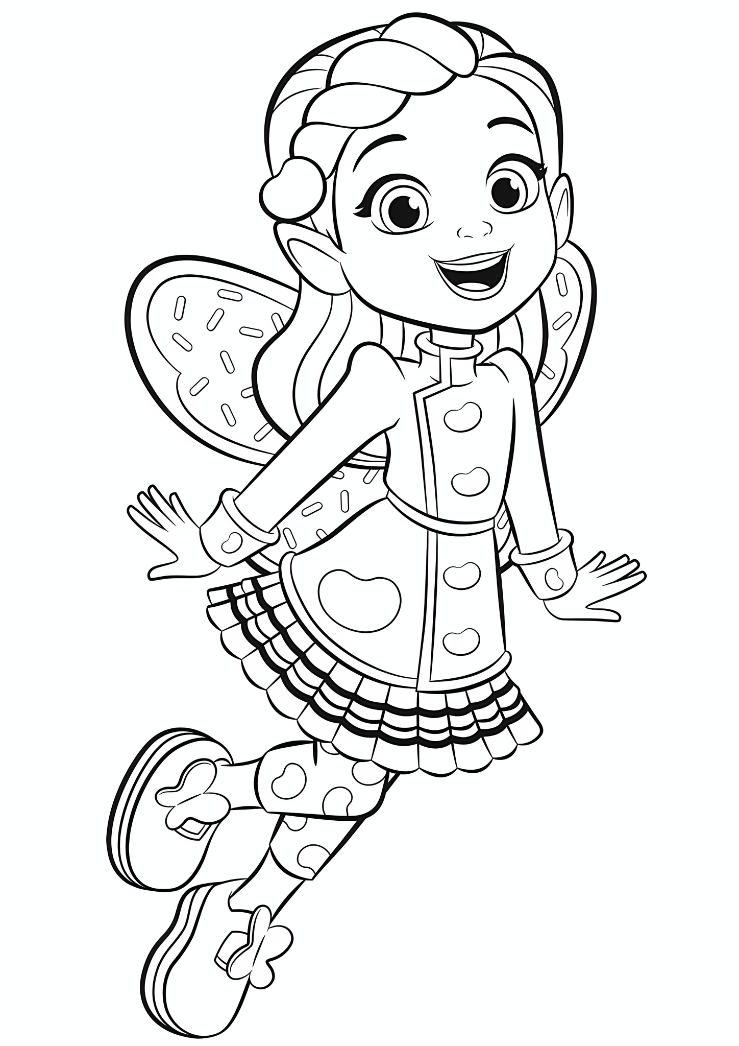 Butterbean's Cafe Coloring Pages | Free print and download