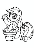 Applejack (MLP) Harvesting Crops