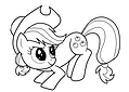 Applejack (MLP) Prepares to Jump