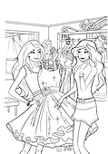 Barbie Buying a Dress