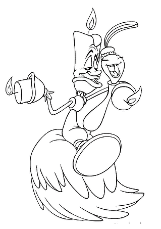 Beauty and the Beast: Lumiere Dancing with Fifi
