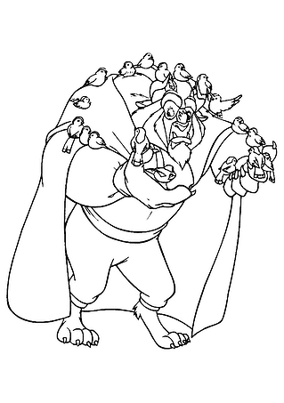Beauty and the Beast: Monster with Birds