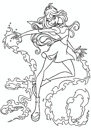 Bloom (Winx Club): Dragon Flame Magic