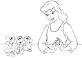 Mice on Cinderella’s Table