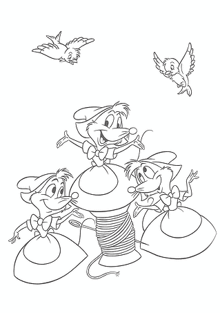 Mice Carry the Thread and the Needle