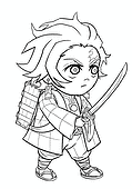 Chibi Tanjiro Kamado (Demon Slayer)