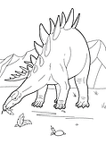 Realistic Stegosaurus Dinosaur