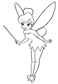 Disney Fairies: Tinker Bell with a Stick