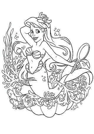 Ariel (Disney Princess): Hair Decoration