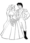 Ariel (Disney Princess): Happy Newlyweds