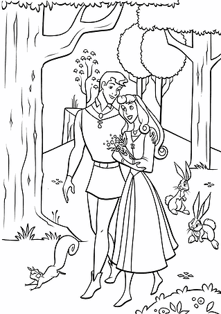 Aurora Princess Walk in the Woods
