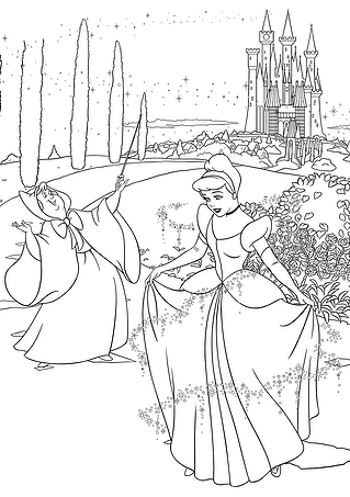 Cinderella Princess Creates a Dress