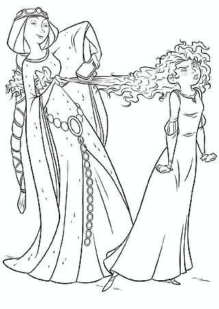 Merida Princess: Mom Hairdresser