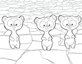 Merida Princess: Scared Bear Cubs