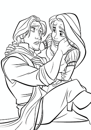 Rapunzel Princess is Worried About Flin