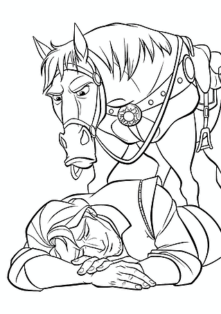 Rapunzel Princess: Eugene Sleeps It Off