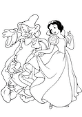Snow White Dancing with the Dwarves