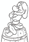Snow White: Rude Dwarf Grumpy
