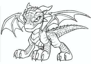 Fierce Young Dragon