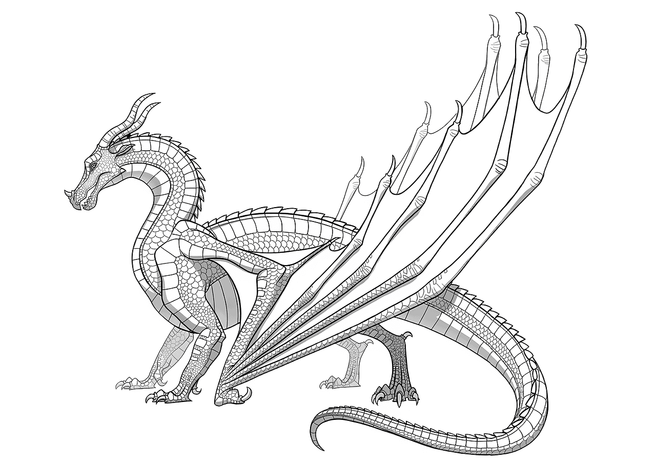 Six-legged Lizard Coloring Page