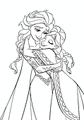 Elsa and Anna’s (frozen) Embrace