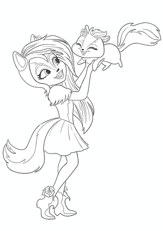 Enchantimals: Sage Scuncey and Keiper