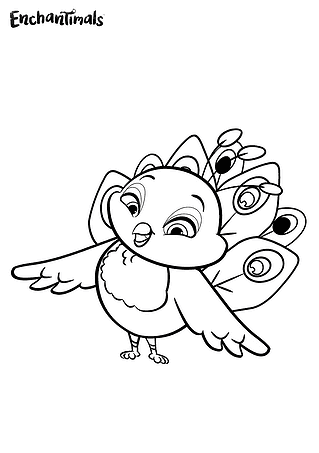 Enchantimals: Jolly Peacock Flap