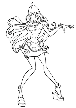 Flora (Winx Club) Fiery Dance
