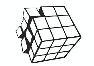 Geometric Shapes: Disintegrating Rubik’s Cube