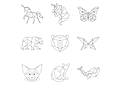 Geometric Shapes: Animals of the Figures