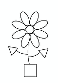 Geometric Shapes: Flower