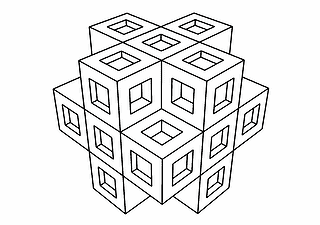Geometric Shapes: Complex 3d Figure