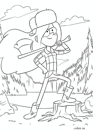 Gravity Falls: Wendy with An Axe