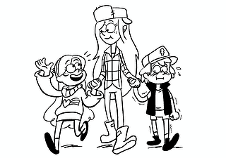 Gravity Falls: Dipper and Wendy