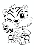 Hatchimals: Winking Tiger Cub