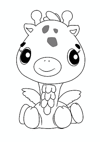 Hatchimals: Cute Giraffe