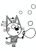 Kid-e-cats: Cake and Soap Bubbles