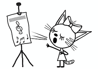 Kid-e-cats: Caramel is Making Music