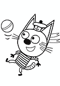 Kid-e-cats: Korzhik Plays Soccer