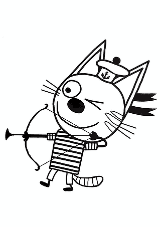 Kid-e-cats: Korzhik Shoots An Arrow