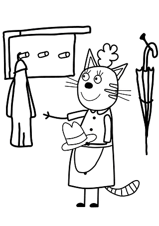 Kid-e-cats: Cute Cat Cleaning Up