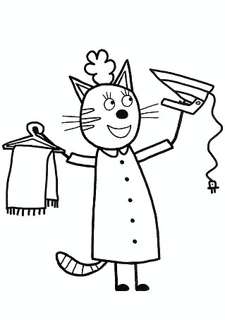 Kid-e-cats: Mom Stroked the Scarf