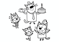 Kid-e-cats: Daddy Brought Cake and Cupcakes