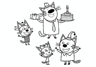 Kid-e-cats: Daddy Brought Cake and Cupcakes
