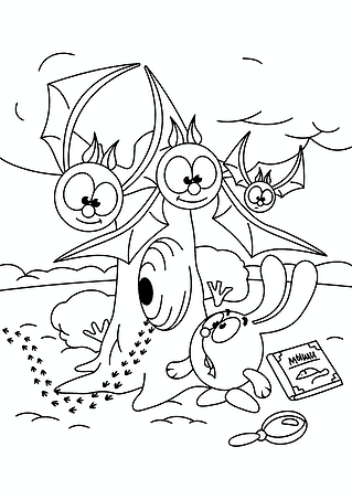Kikoriki: Bats