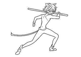 Super Cat Swings for a Punch