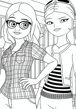 Alya Cesaire and Chloe Bourgeois
