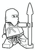 Lego Ninjago: Kai with a Spear