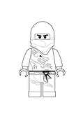 Lego Ninjago: Zane in a Dragon Sweater