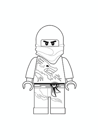 Lego Ninjago: Zane in a Dragon Sweater